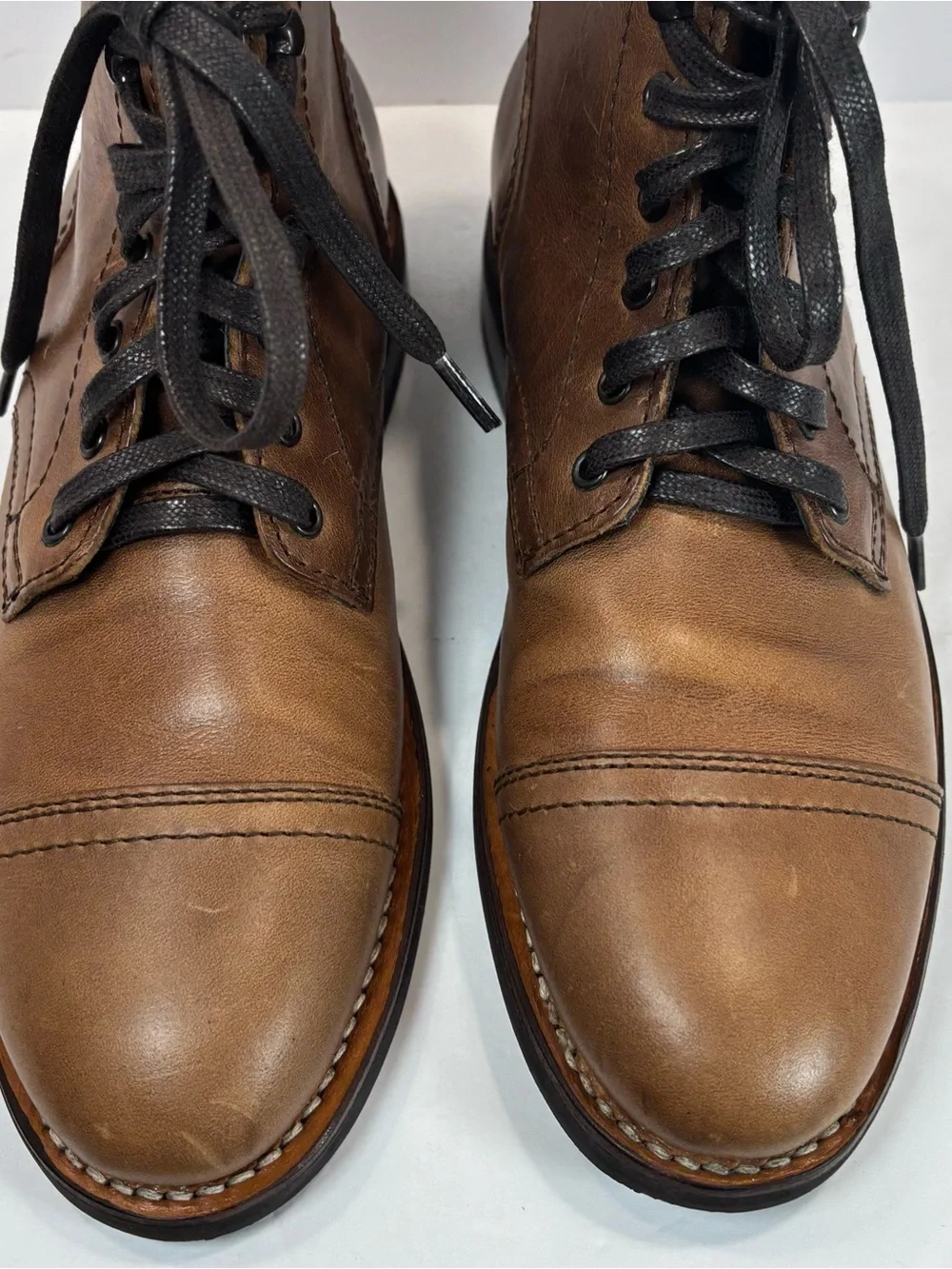 Thursday Boot Co Heritage Captain Brandy Brown Leather Men’s Sz 6 EUC Designer
